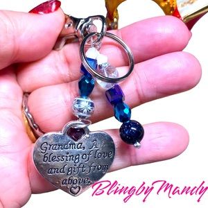 Keychain purse bling for grandma,nanny,nana,grandmother